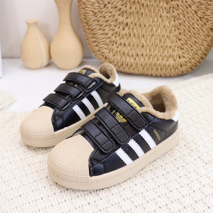 Adidas Superstar con pelliccia per bambini