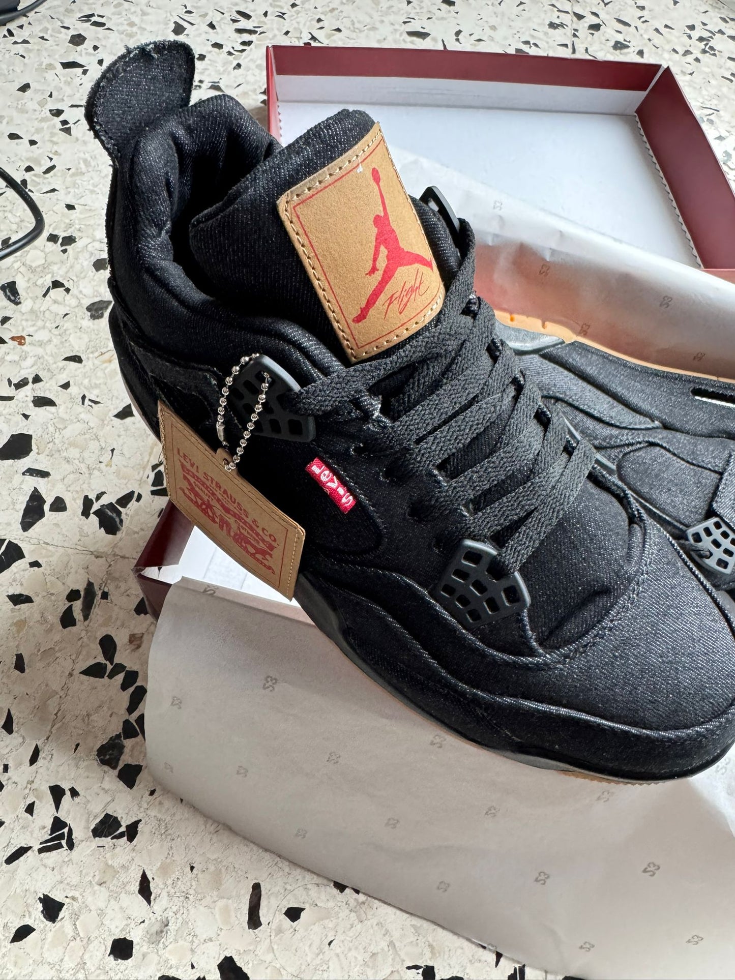 Air Jordan 4 x Levi’s Black Denim