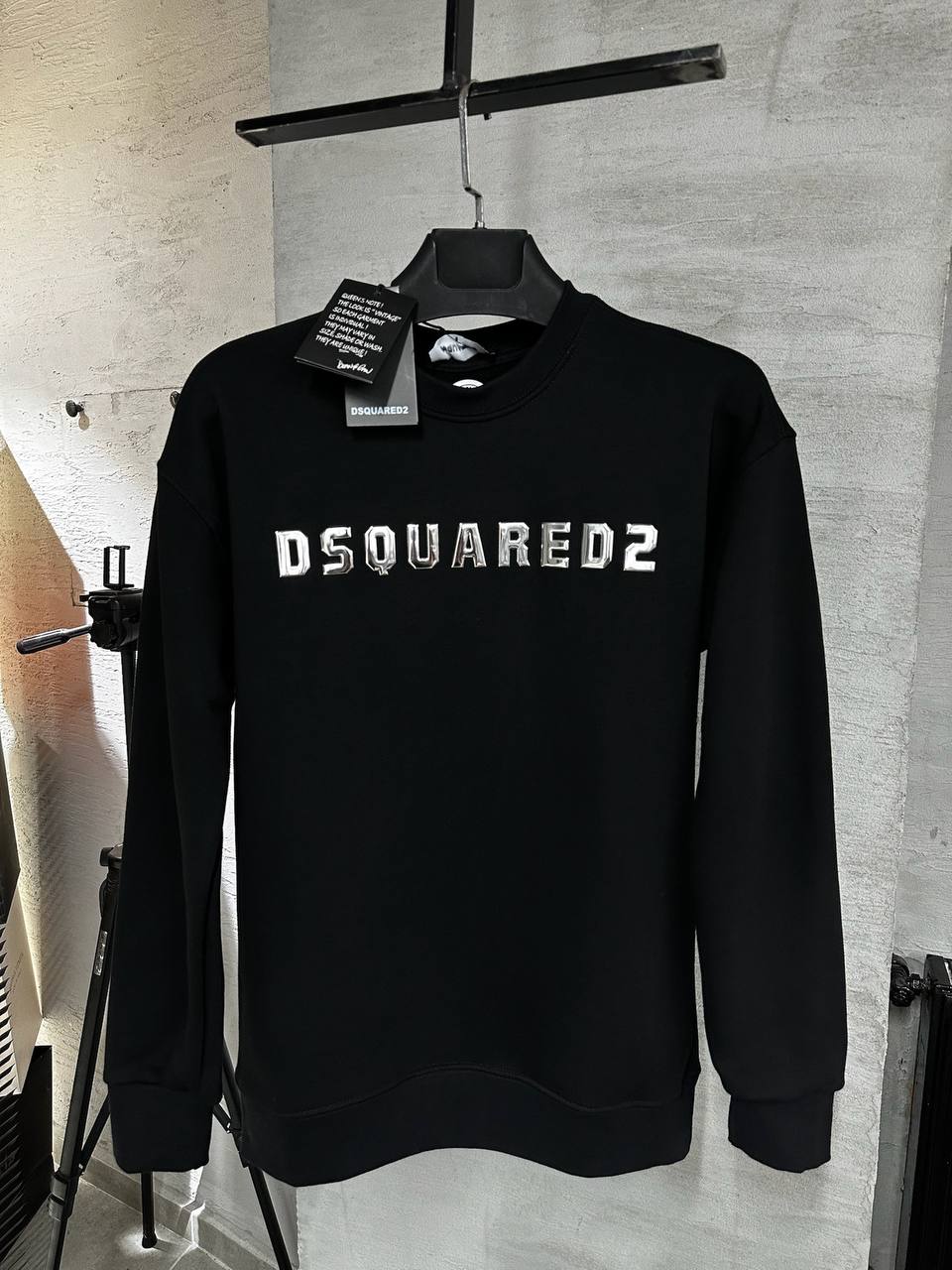 Felpa con cappuccio Dsquared2 (logo argento)