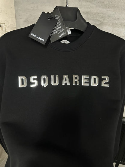 Felpa con cappuccio Dsquared2 (logo argento)