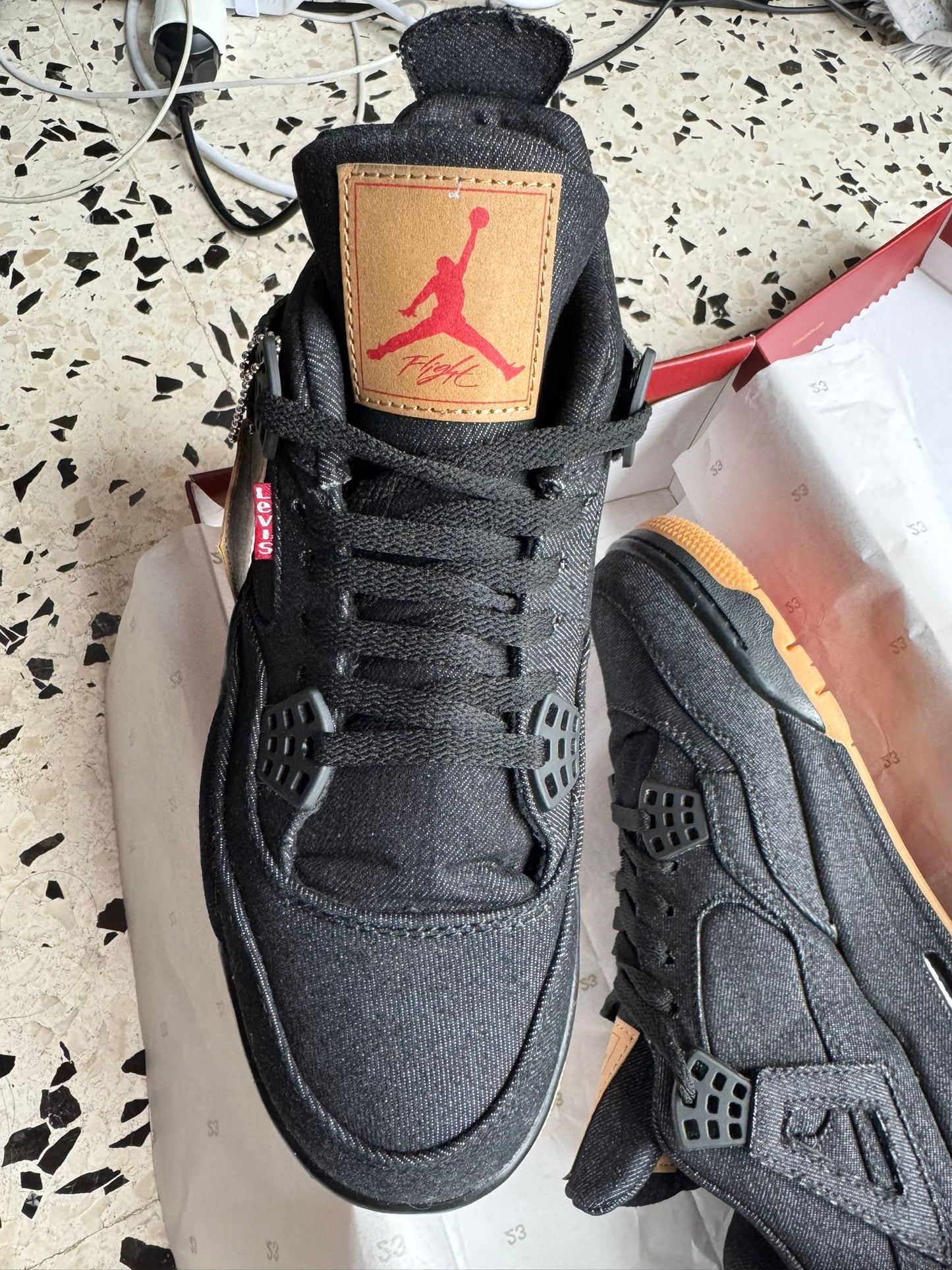 Air Jordan 4 x Levi’s Black Denim